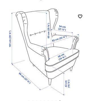 Sillón IKEA Strandmon - Gris