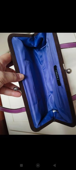 Bolsito morado vintage