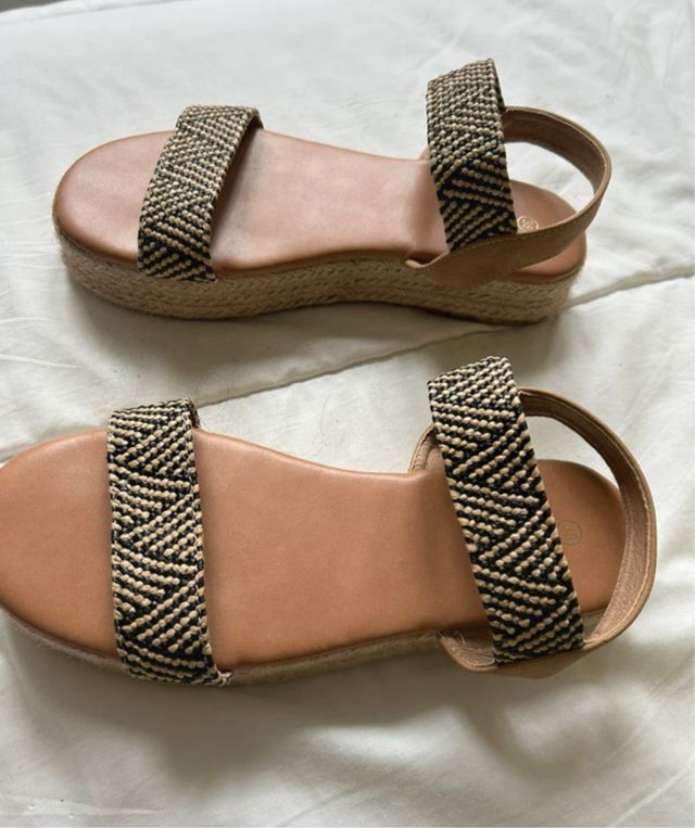 Sandalias plataforma esparto-Bosanova