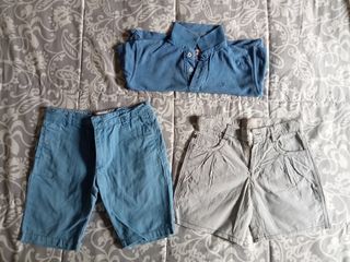 Lote ropa niño: polo + 2 shorts
