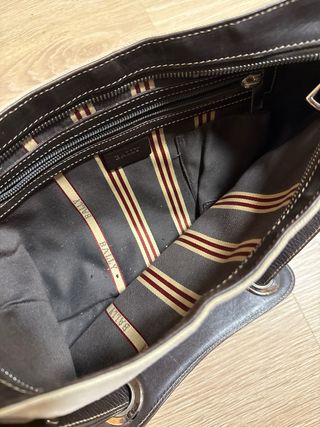 Versátil Bolso Bally original en Beige y Marrón