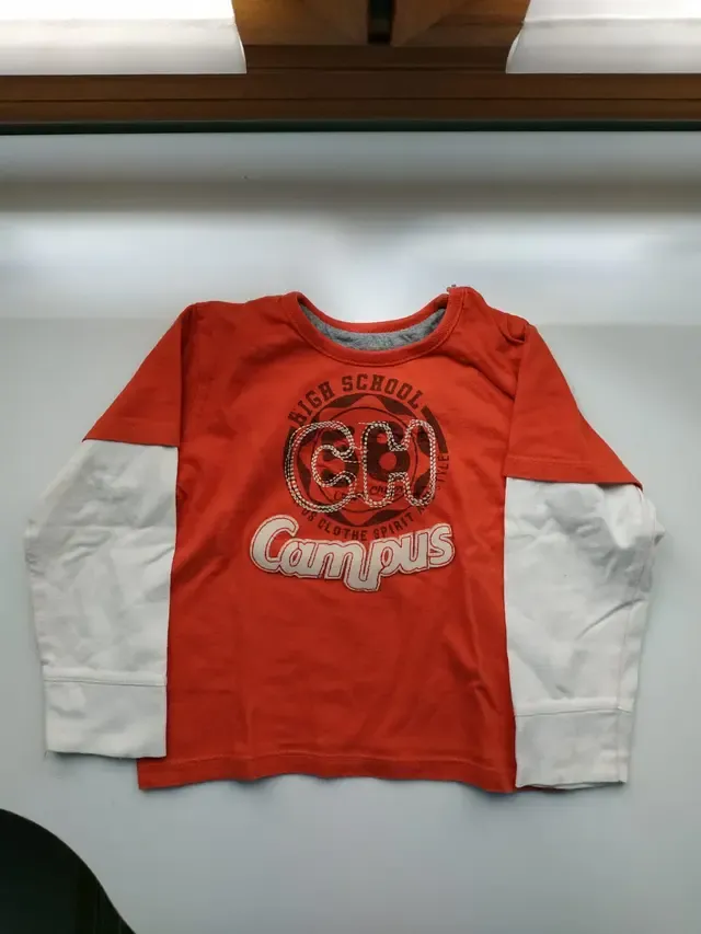 Lote 3 camisetas manga larga niño bebe 18-24 meses