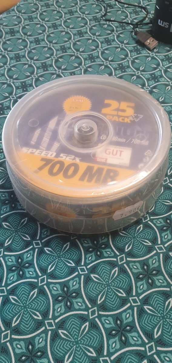 Pack 25 CD-R 700 MB 52x