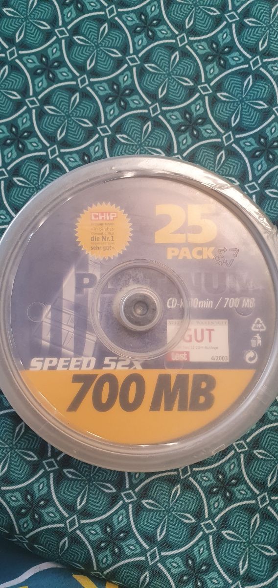 Pack 25 CD-R 700 MB 52x