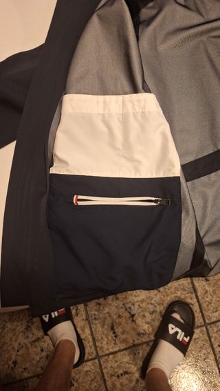 Gabardina MONCLER azul marino