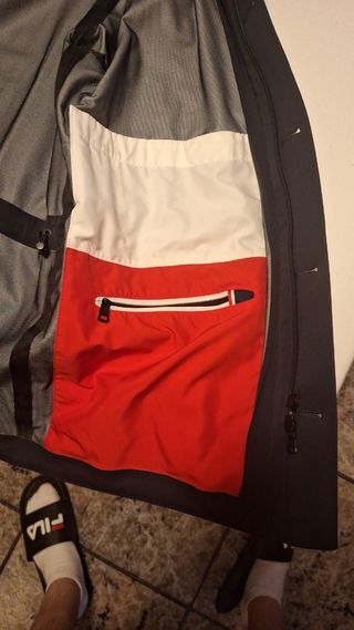 Gabardina MONCLER azul marino