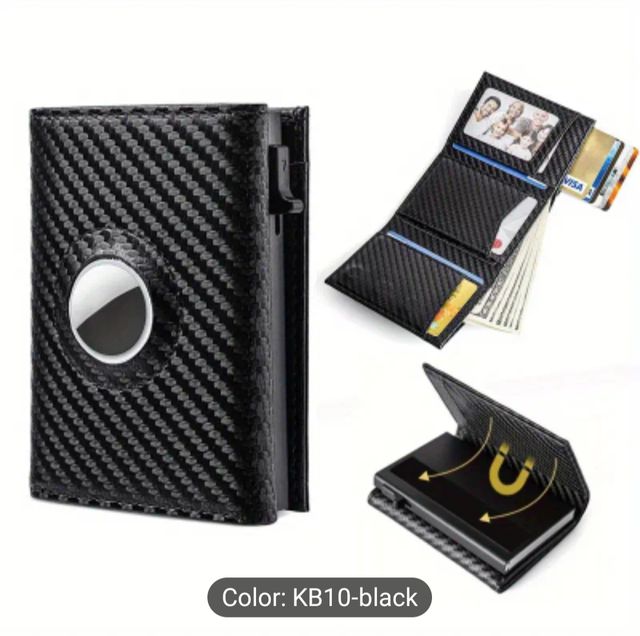 Monedero moderno, tarjetas, Airtag