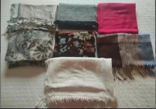 7 Pashminas/Fulares 