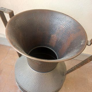 Vaso Ottone Antico cesellato