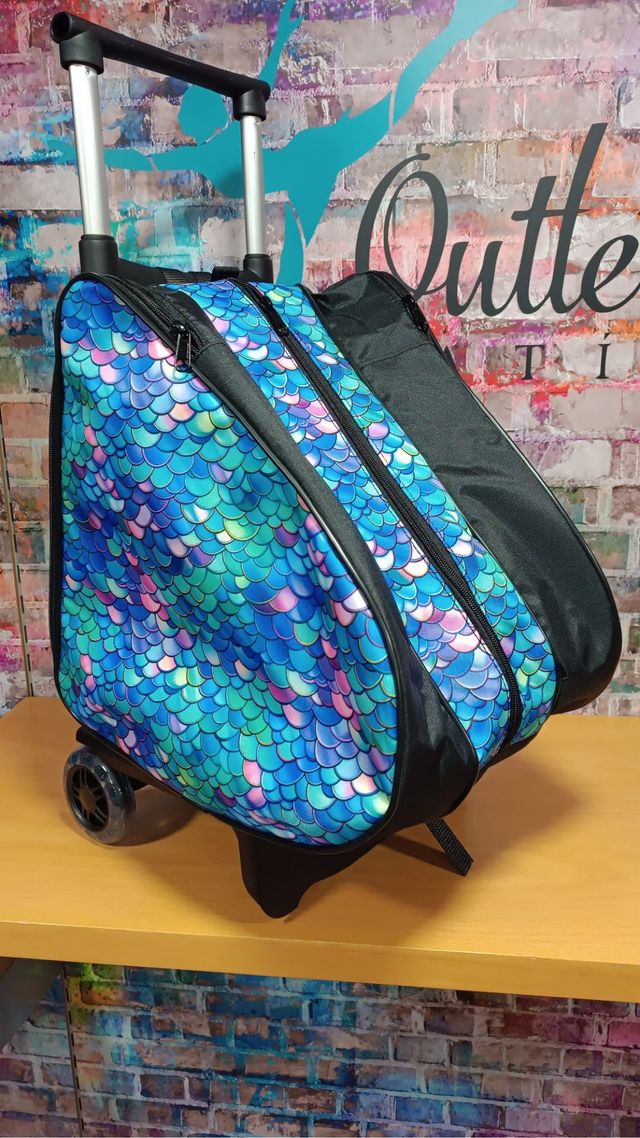 Mochila ruedas patines - estampada