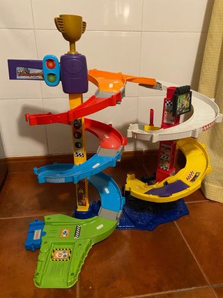 parking garaje de coches vtech