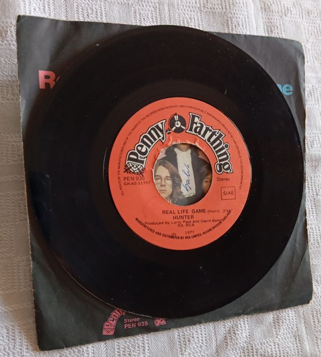 Singolo 45 giri Hunter - Rock On