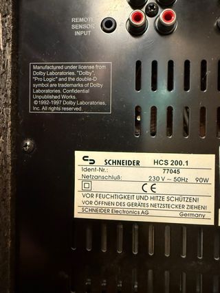 Home Cinema Schneider HCS 200.1