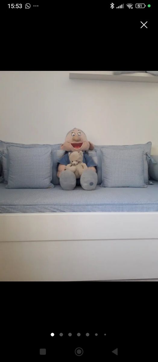 Vestiduras cama 90x1,90m