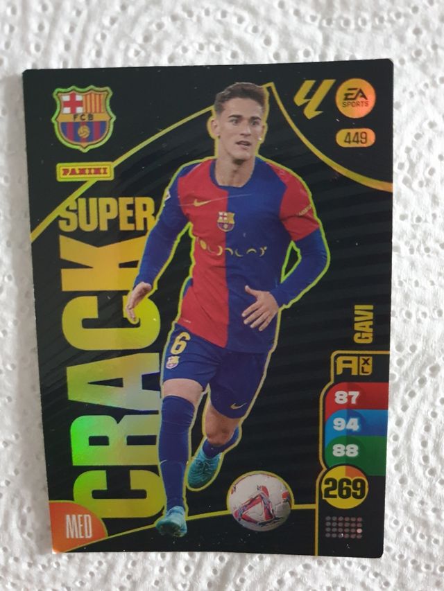 Carta Gavi Del FC Barcelona Super crack