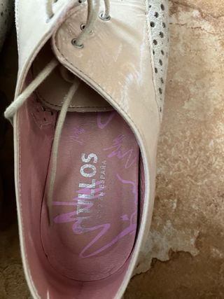 Zapatos planos beige