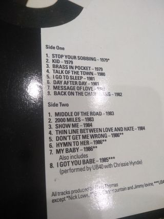 Pretenders singles vinilo