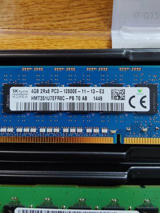 Memoria RAM DDR3 8GB (2x4GB) ECC