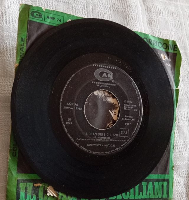 7'' 45 giri Il Clan dei Siciliani - Morricone