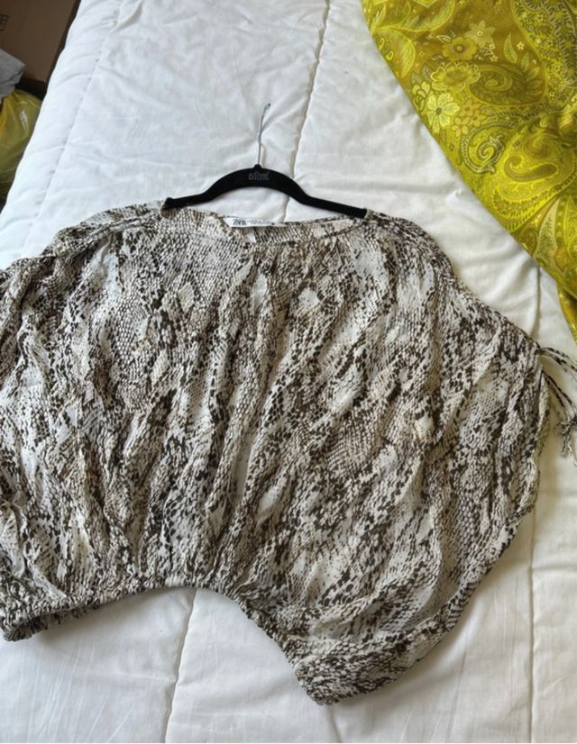 Blusa Zara cebra