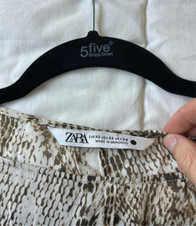 Blusa Zara cebra