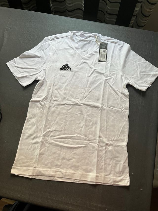Camiseta blanca Adidas talla S nueva