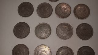 13 Monedas 25 Ptas Franco