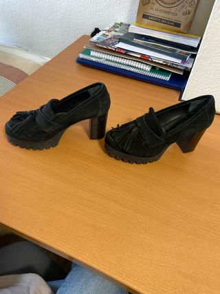 Zapatos Pedro Miralles tacón negro 
