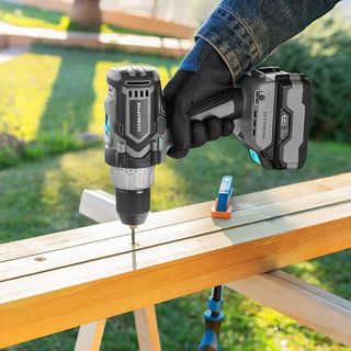 TALADRO CON BATERIA Y ATORNILLADOR