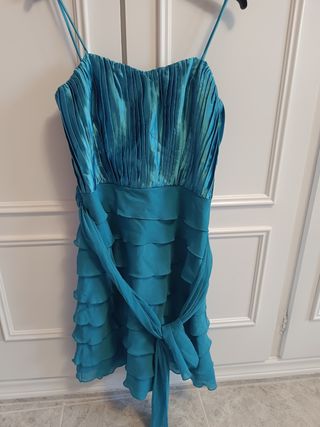 Vestido turquesa VENENO EN LA Piel - Talla 7