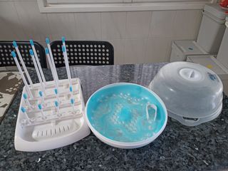 Escurridor y esterilizador biberones