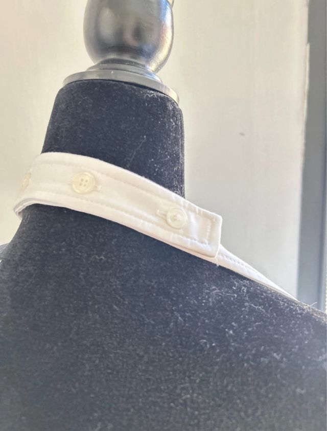 Vestido Zara blanco rayas