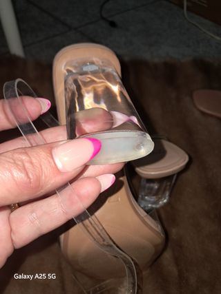 Zapatos Zara tacón alto rosa y plata 40 39 37