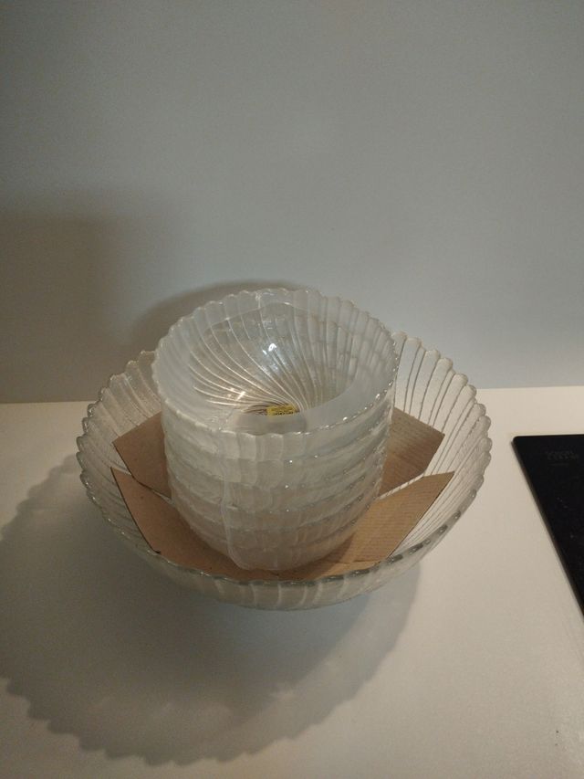 Coral ensaladera y ensaladeras  vintage