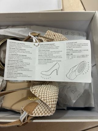 Sandalias Geox Beige Multicolor