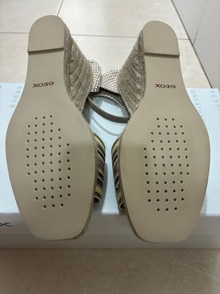 Sandalias Geox Beige Multicolor