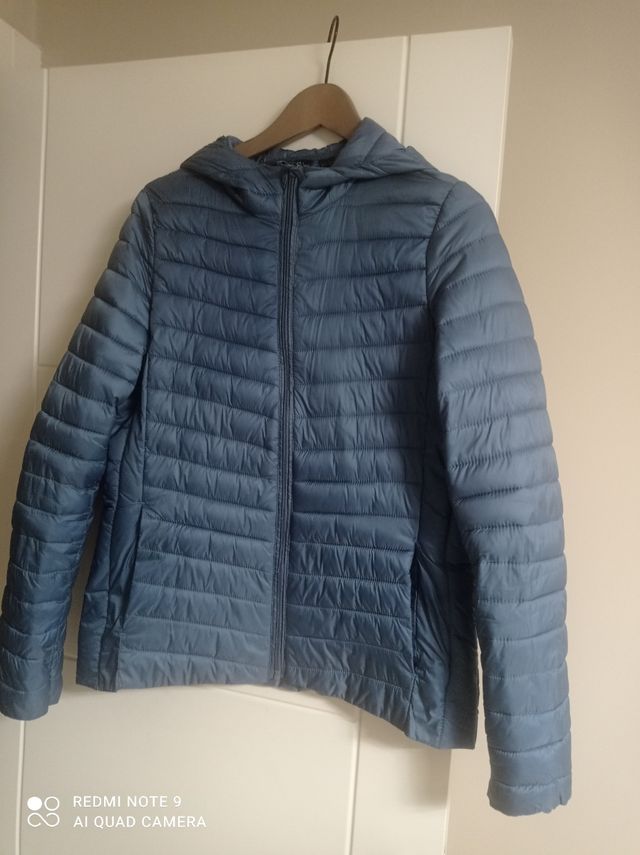 Chaqueta acolchada azul