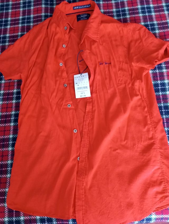 Camisa KOROSHI&CO roja - Talla M