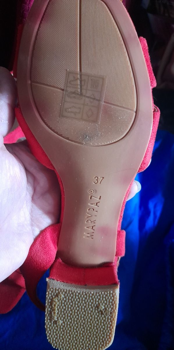 Sandali rossi Marypaz - taglia 37