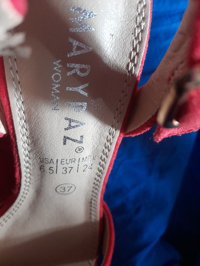 Sandali rossi Marypaz - taglia 37