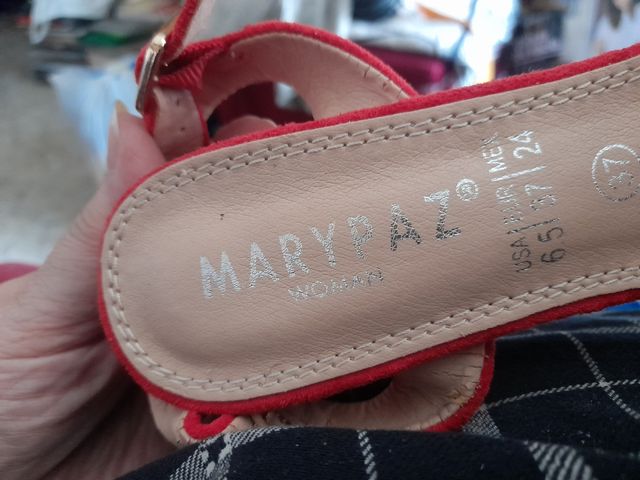 Sandali rossi Marypaz - taglia 37