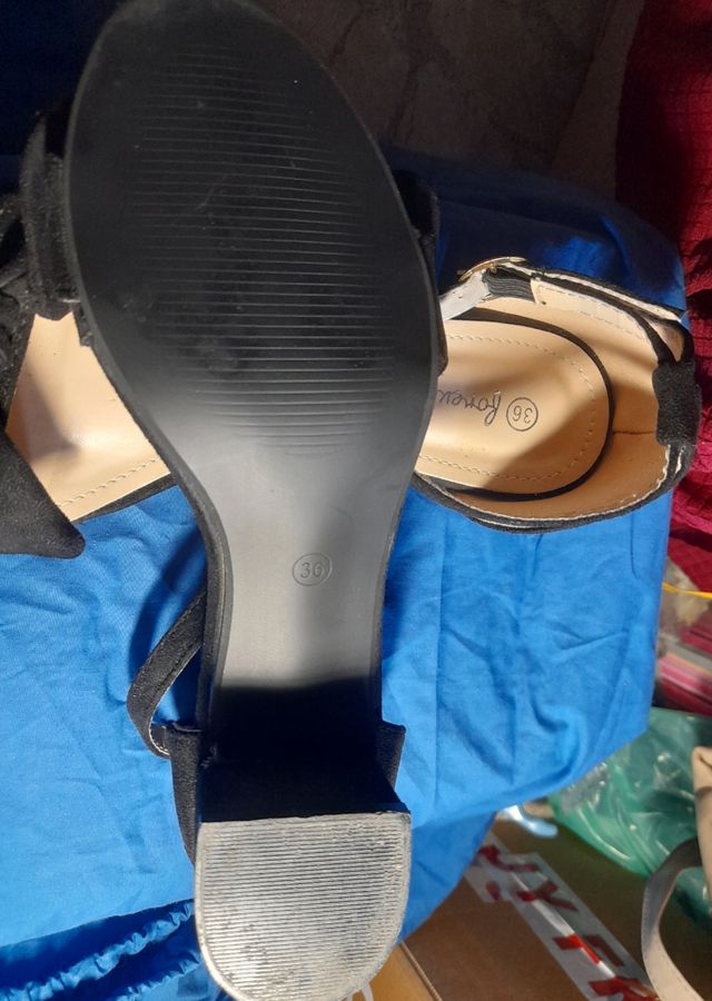 Sandali Forever 21 neri, taglia 36