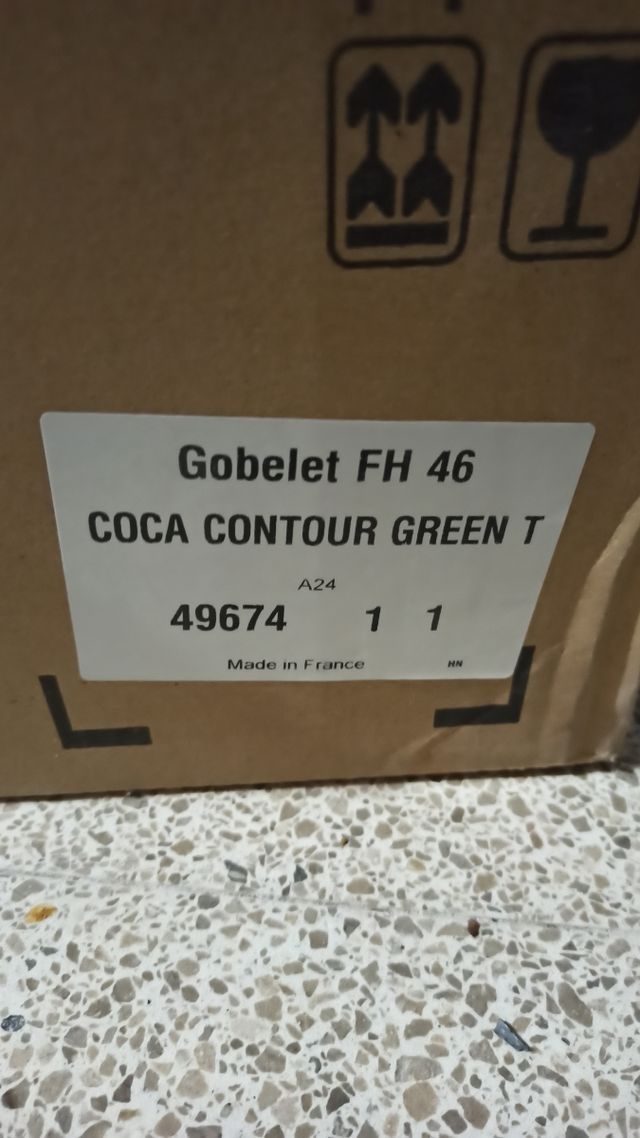 Vasos Coca Cola Contour Green