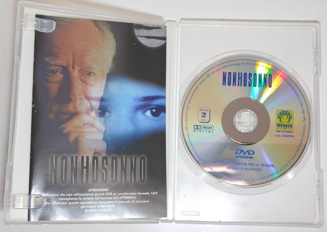 DVD Non Ho Sonno (Dario Argento)