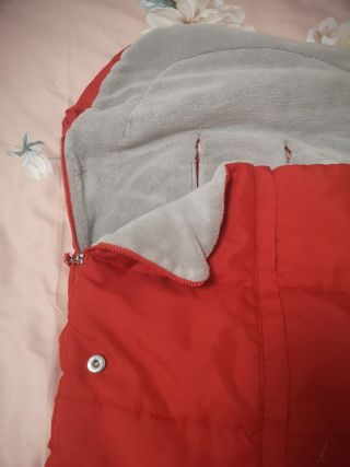 Saco carrito bebé Akona Bebedue rojo