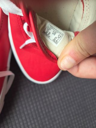Zapatillas Vans Authentic cuero rojas EU39
