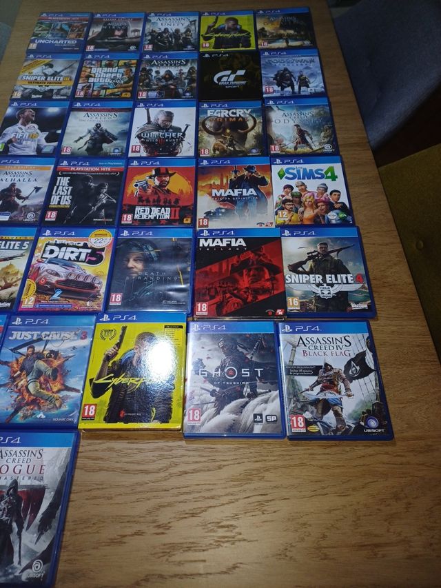 Lote de 27 juegos PS4 – Gran colección en buen est