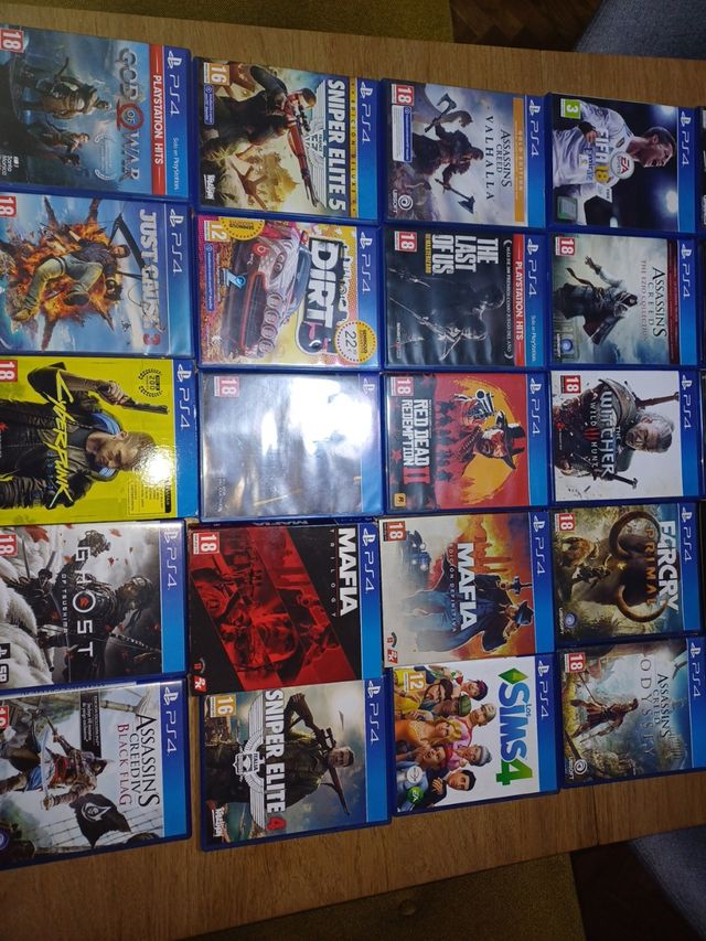 Lote de 27 juegos PS4 – Gran colección en buen est