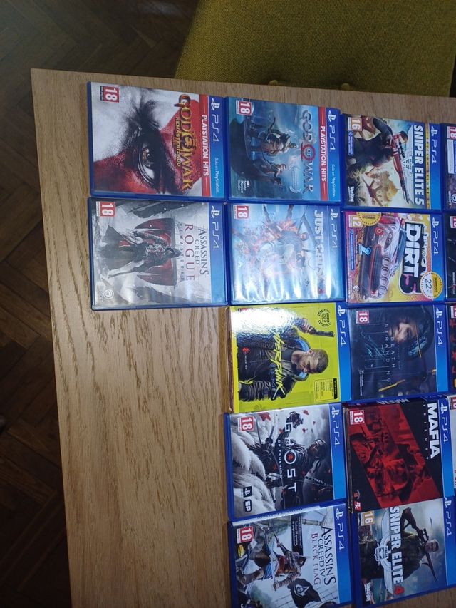 Lote de 27 juegos PS4 – Gran colección en buen est