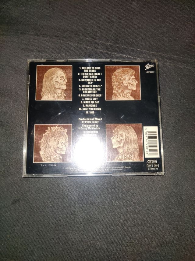 CD Motorhead - 1916: Heavy Metal
Edición 1991
